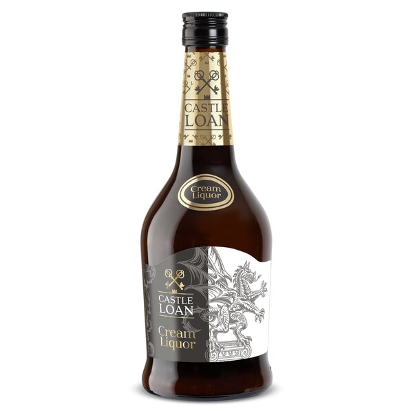 Licor de Crema Whisky Castle Loan Botella 70 Cl.