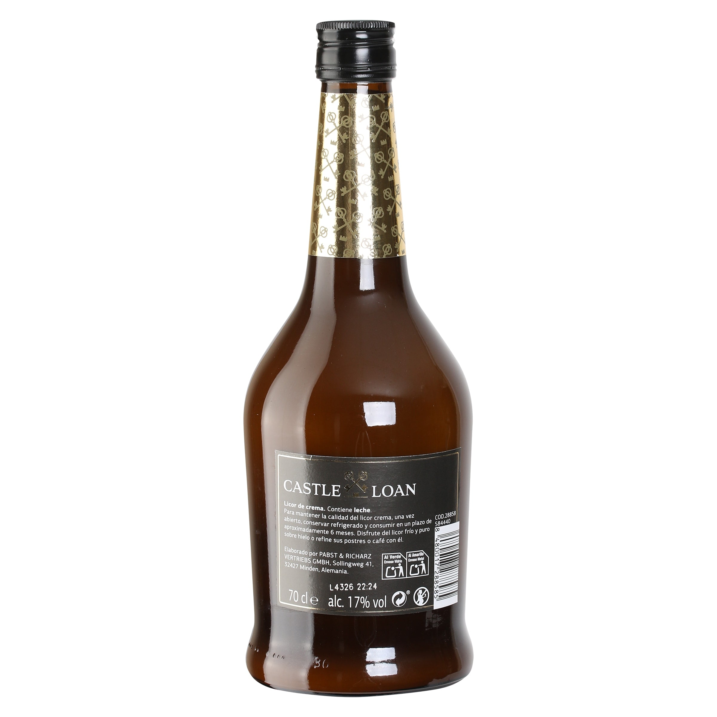 Licor de crema whisky Castle loan 70 cl