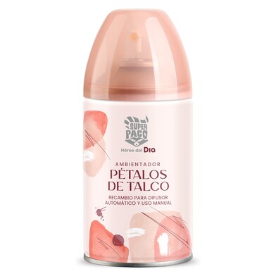 Ambientador automático pétalos de talco Super Paco de Dia spray 250 ml-0 Ambientador automático pétalos de talco Super Paco de Dia spray 250 ml-0