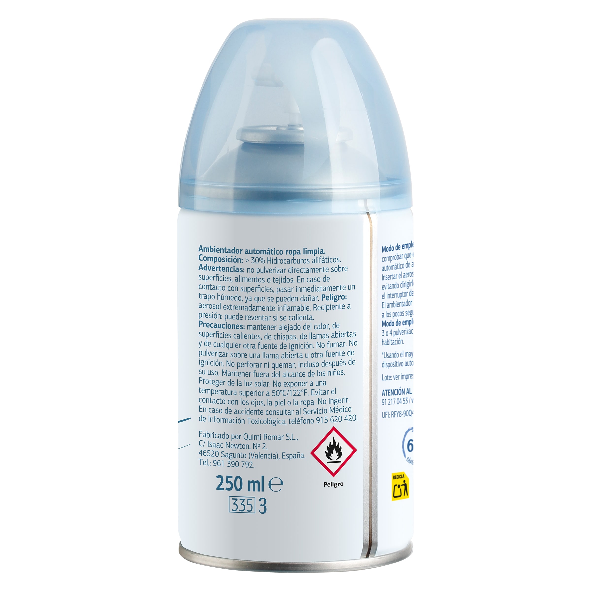 Ambientador y recambio automático ropa limpia Dia Super Paco 250 ml