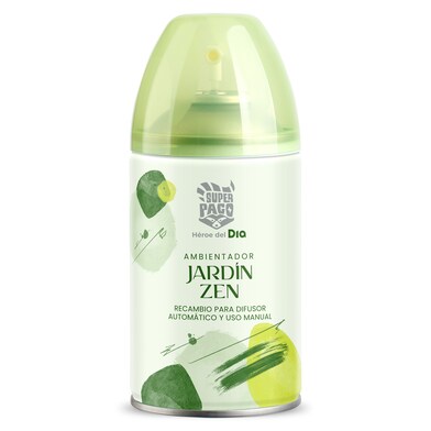 Ambientador automático jardín zen Super Paco de Dia spray 250 ml-0 Ambientador automático jardín zen Super Paco de Dia spray 250 ml-0