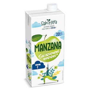 bebida de zumo de manzana sin azucares anadidos 1 l