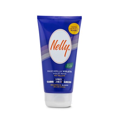 Mascarilla capilar para cabellos blancos Nelly tubo 150 ml-0