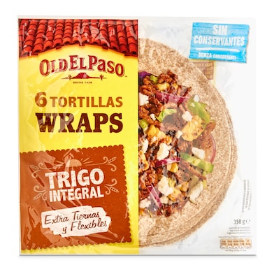 Tortillas integrales bolsa Old El Paso bolsa 350 g-0