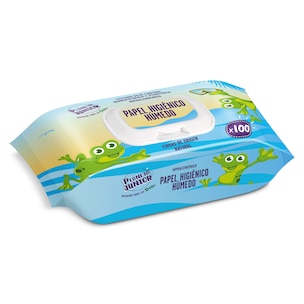 papel higienico humedo 100 unidades