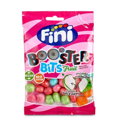 Golosinas booster bits fruit Fini bolsa 90 g-0
