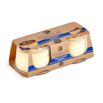 Tarta de queso Los postres de lola pack 2 x 125 g-0 Tarta de queso Los postres de lola pack 2 x 125 g-0