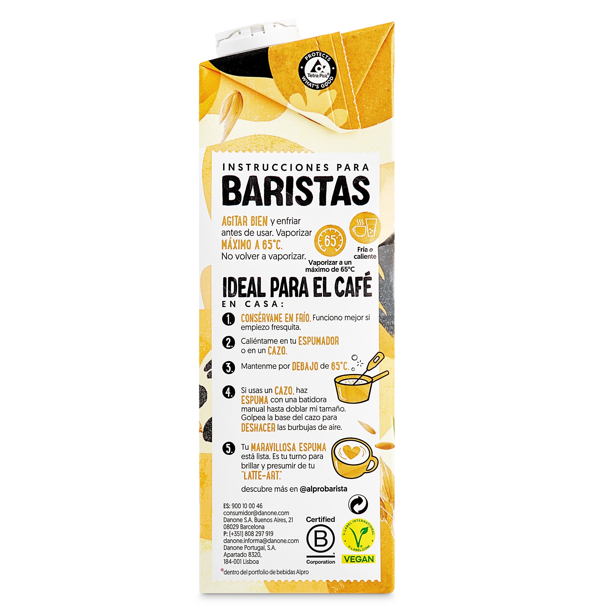 Bebida de avena barista Alpro 1 L