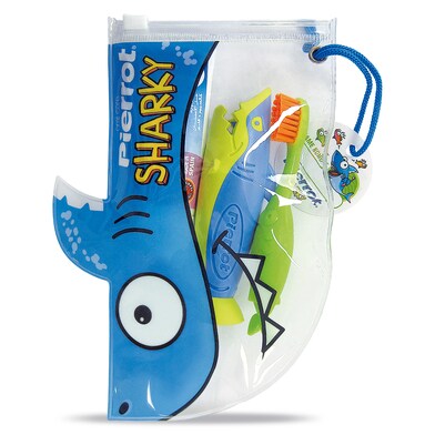 Kit dental infantil sharky Pierrot estuche 1 unidad-0