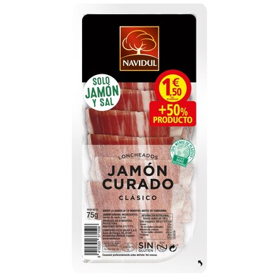 Jamón curado Navidul 75 g-0