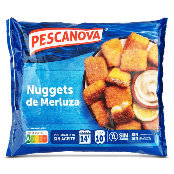 Nuggets de Merluza Pescanova Bolsa 300 Gr.