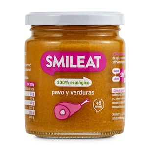 pure de verduras y pavo 100 ecologico 230 g