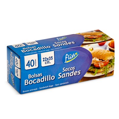 Bolsas de bocadillo Fliss caja 40 unidades-0