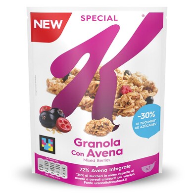 Granola con avena mixed berries Kellogg's Special K  320 g-0