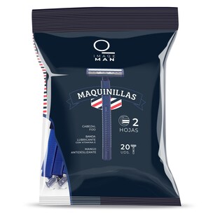 maquinilla de afeitar 2 hojas 20 unidades