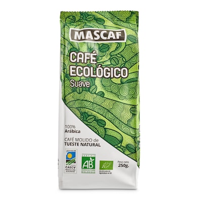 Café molido ecológico suave Mascaf bolsa 250 g-0