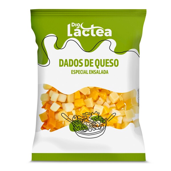 Dados De Queso Especial Ensalada Dia Láctea Bolsa 100 Gr.