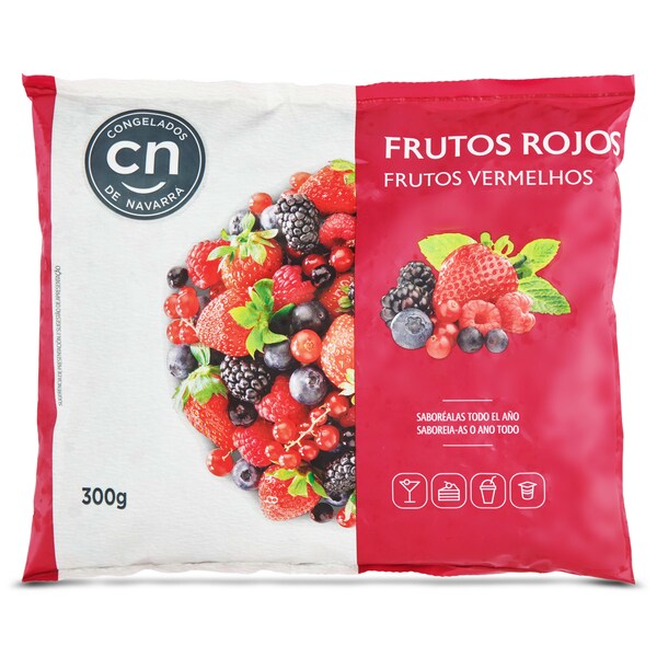 Frutos Rojos Congelados de Navarra Bolsa 300 Gr.