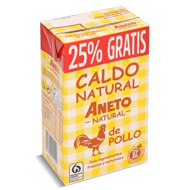 Caldo natural de pollo Aneto brik 1 l-0