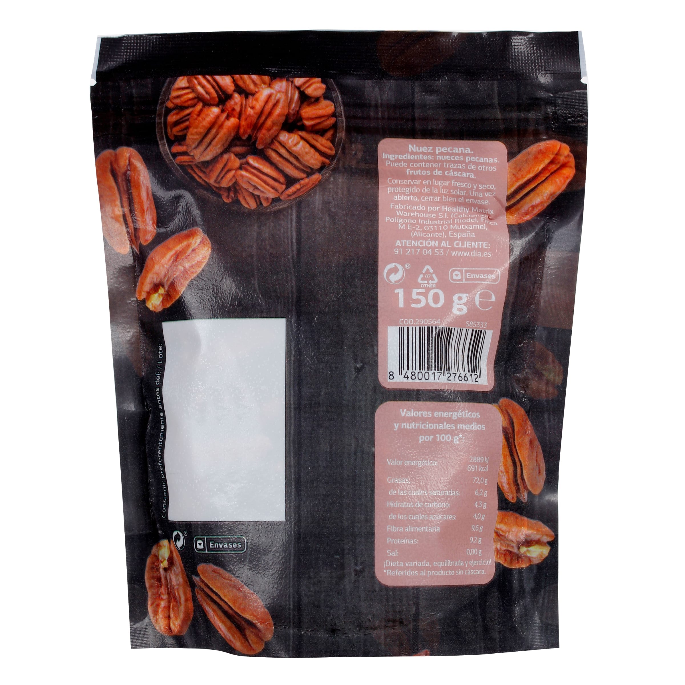 Nuez pecana Dia Naturmundo 150 g