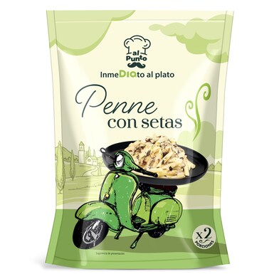 Penne con setas Al Punto Dia bolsa 145 g-0 Penne con setas Al Punto Dia bolsa 145 g-0