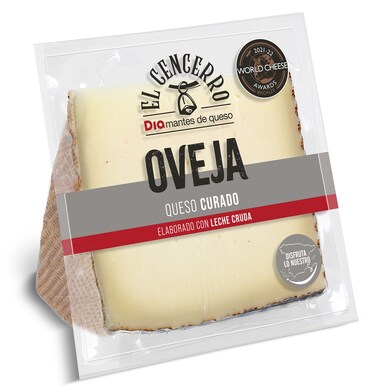 Queso de oveja curado El Cencerro de Dia 250 g-0 Queso de oveja curado El Cencerro de Dia 250 g-0