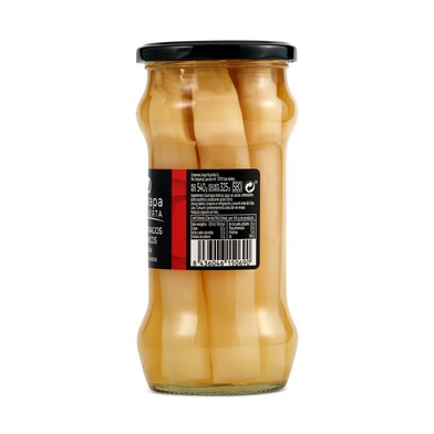 Espárragos blancos 6/9 piezas Destapa la Huerta frasco 325 g-1 Espárragos blancos 6/9 piezas Destapa la Huerta frasco 325 g-1