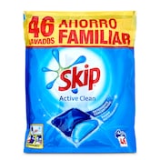 Detergente máquina doble acción Skip bolsa 46 lavados
