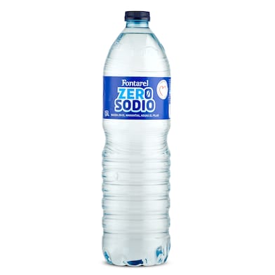 Agua mineral zero sodio Fontarel botella 1.5 l-0