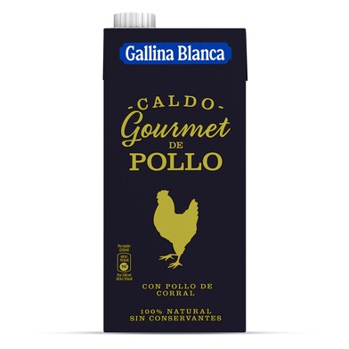 Caldo gourmet de pollo Gallina Blanca brik 1 l-0