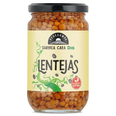 Lentejas cocidas Vegecampo de Dia frasco 210 g-0