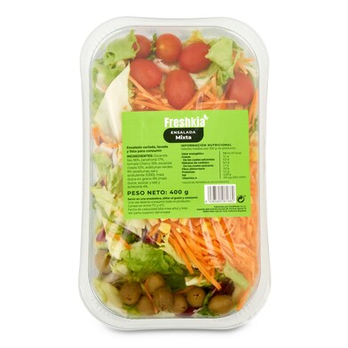 Ensalada familiar Freshkia bandeja 400 g-0 Ensalada familiar Freshkia bandeja 400 g-0