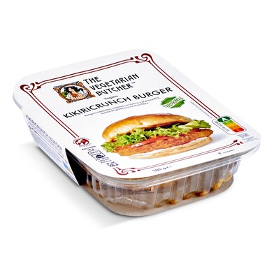 Kikiricrunch burger vegana The vegetarian butcher caja 180 g-0 Kikiricrunch burger vegana The vegetarian butcher caja 180 g-0