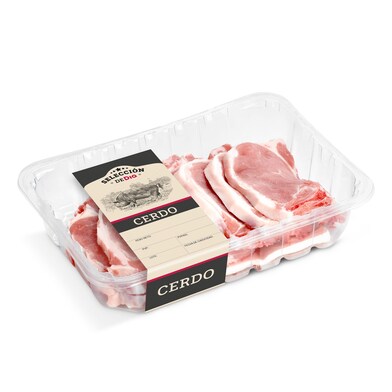 Chuleta de lomo de cerdo Selección de Dia bandeja 600 g aprox.-0