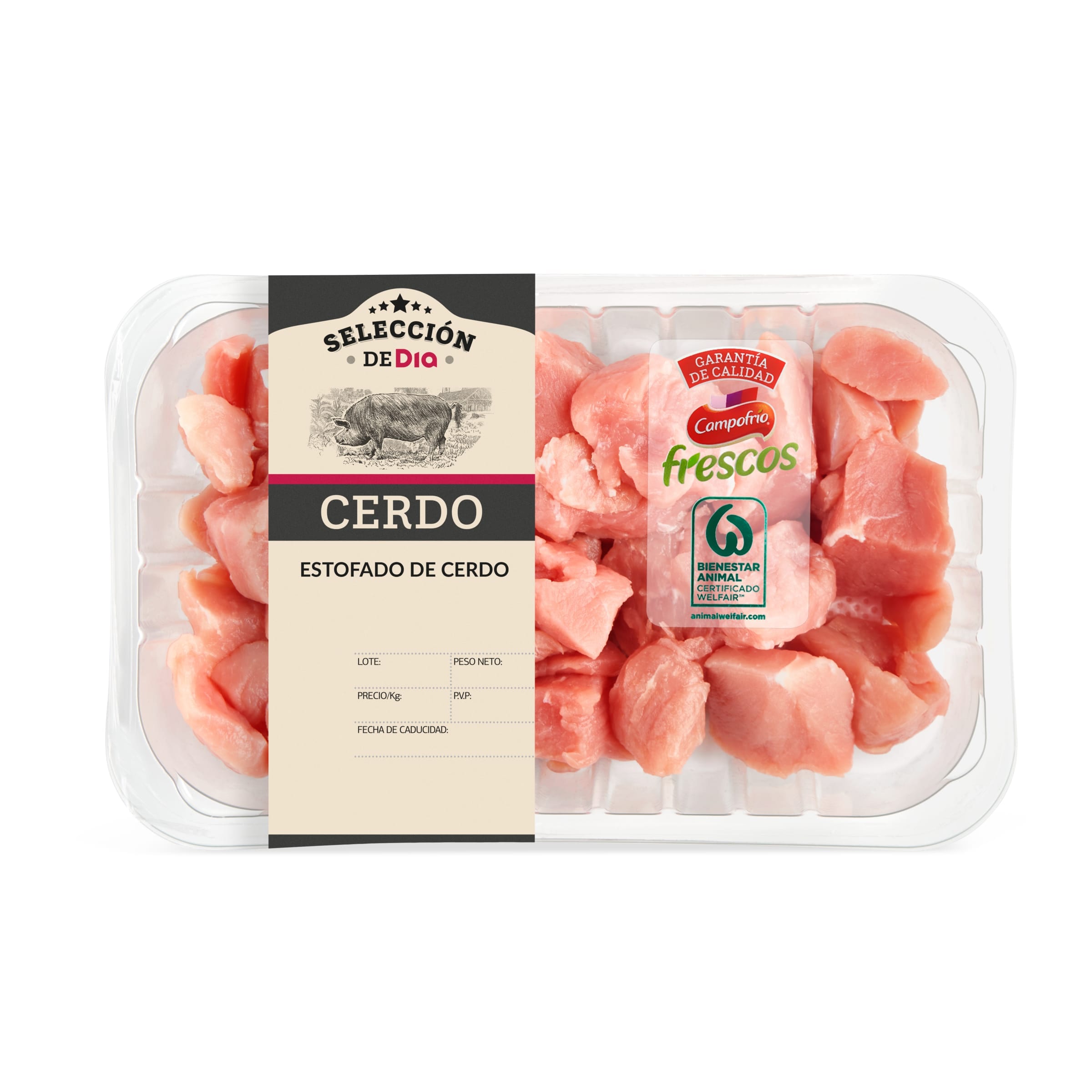 Cerdo a tacos Selección de Dia 650 g aprox.