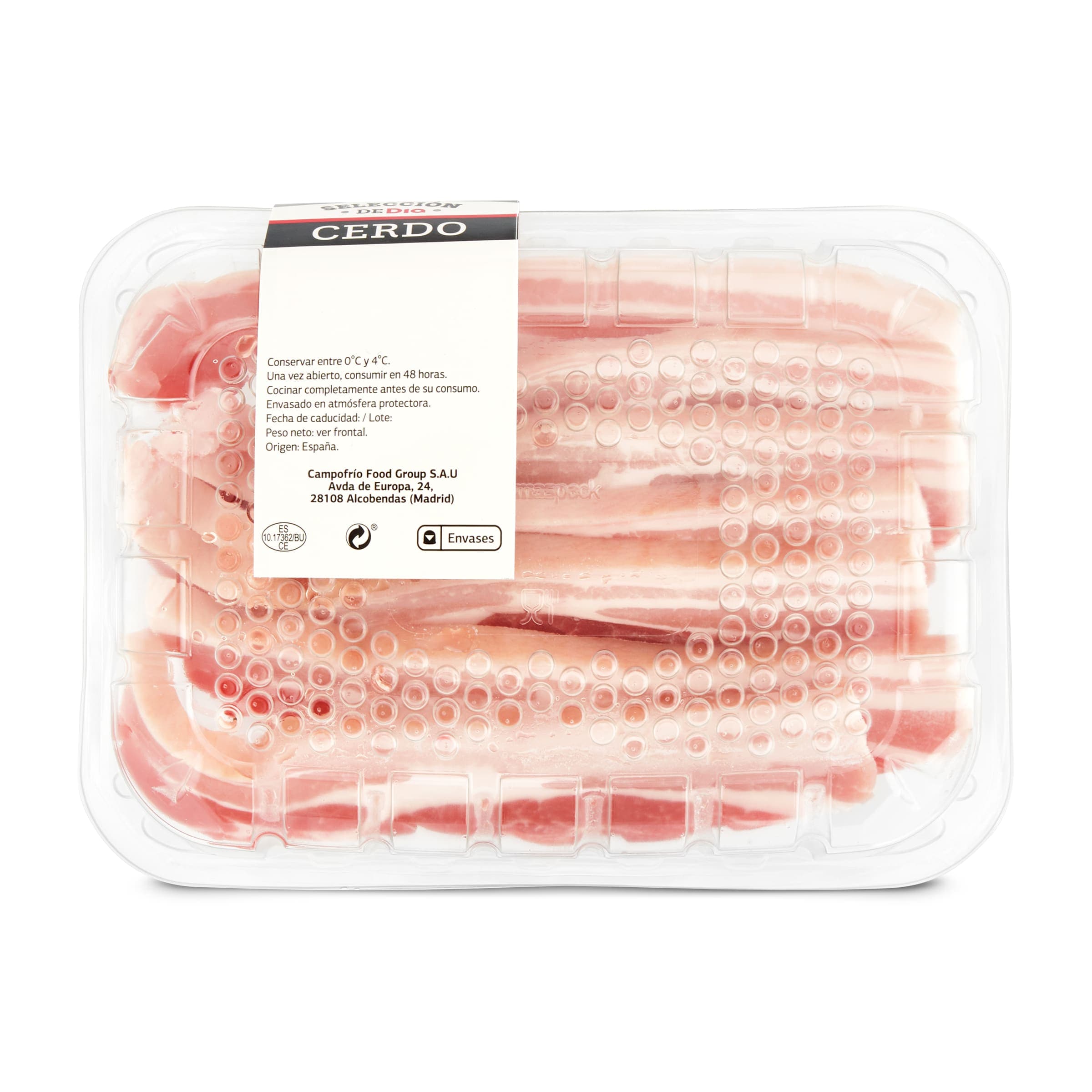Panceta de cerdo Selección de Dia 600 g aprox.