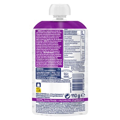 Puré multifrutas crazy fruits Nestlé bolsa 110 g-1