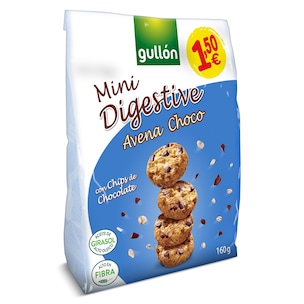 mini galletas digestive con avena y chocolate 160 g
