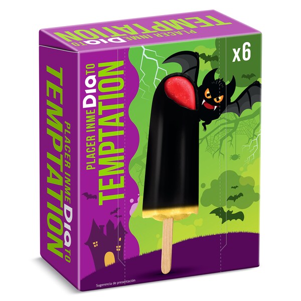Helado Vampiro 6 Uds. Temptation Estuche 210 Gr.
