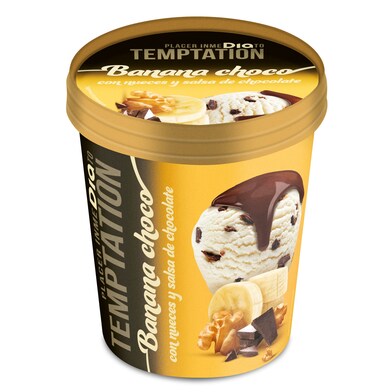 Helado de banana y nuez Temptation de Dia tarrina 350 g-0 Helado de banana y nuez Temptation de Dia tarrina 350 g-0