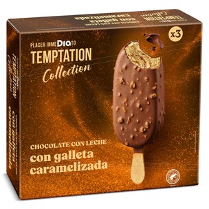 helado bombon galleta y caramelo 3 x 71 g