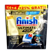 Lavavajillas máquina ultimate plus Finish bolsa 18 unidades