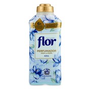 Suavizante perfumador azul Flor botella 36 lavados