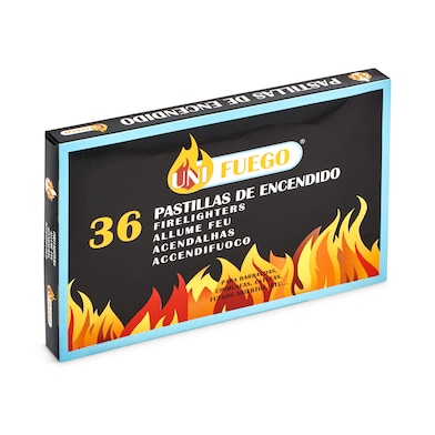 pastillas de encendido Uni fuego caja 36 unidades-0