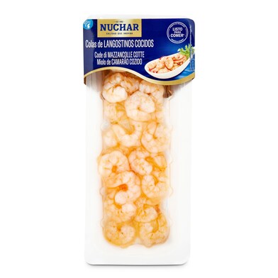 Colas de langostino cocidas Nuchar bolsa 125 g-0 Colas de langostino cocidas Nuchar bolsa 125 g-0