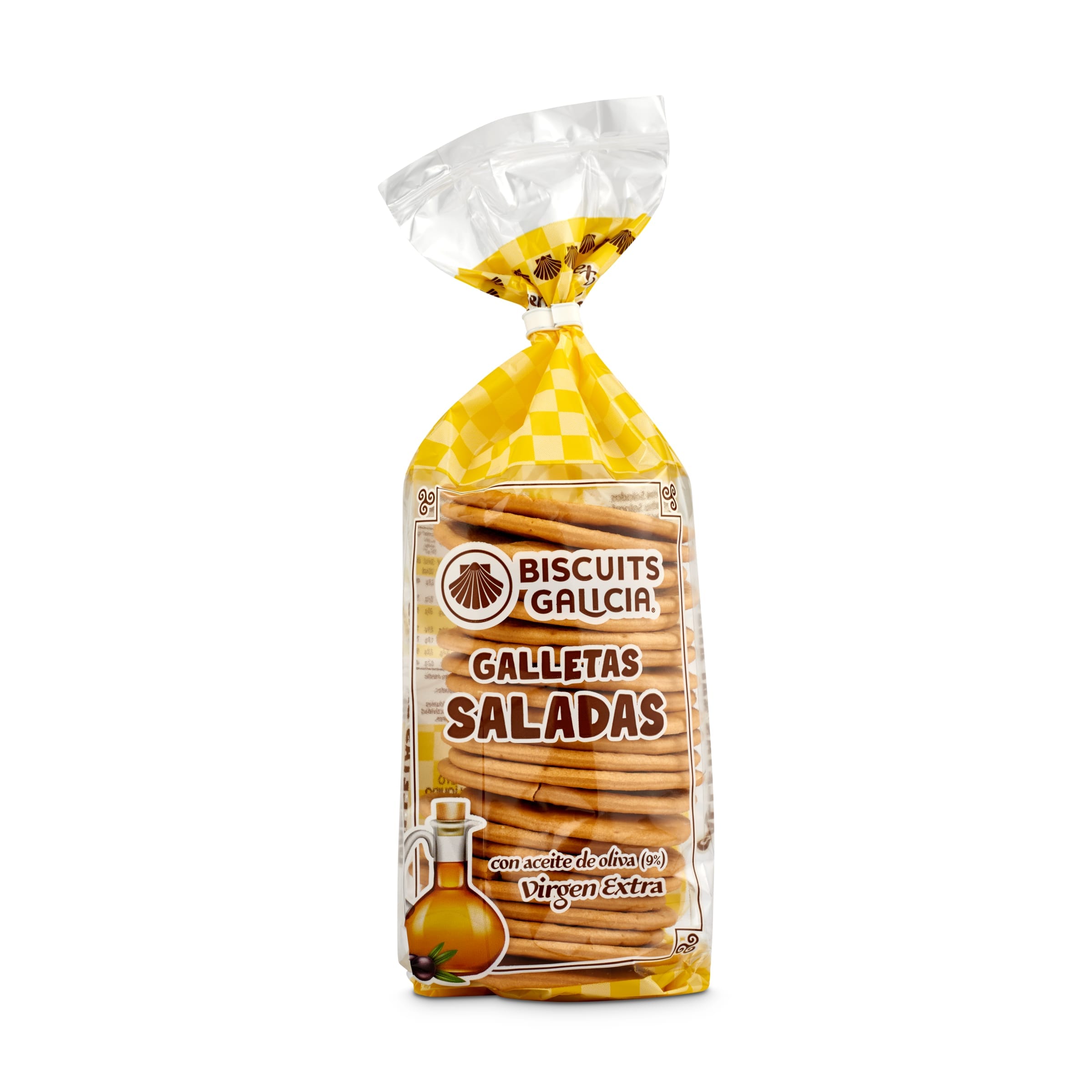 Galletas saladas con aceite de oliva virgen extra Biscuits Galicia 200 g