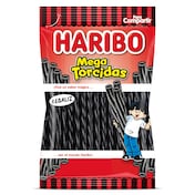 Regaliz negro mega torcidas Haribo bolsa 160 g
