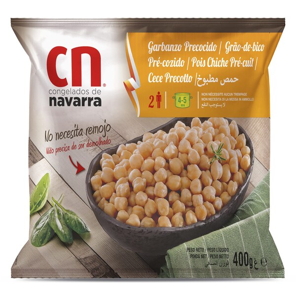 Garbanzos Congelados de Navarra Bolsa 400 Gr.