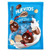 Mini huevos de chocolate rellenos de crema leche y avellana Temptation de Dia bolsa 150 g