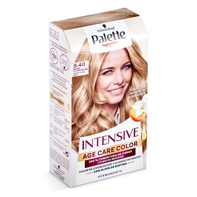 Tinte intensive age color 9.4 rubio claro beige Palette caja 1 unidad-0